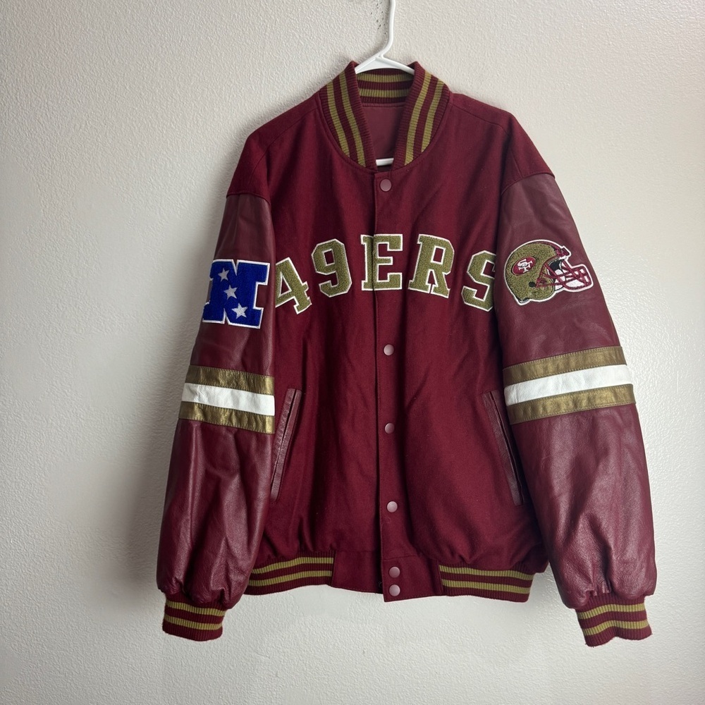 G III Apparel San Francisco 49ers Vintage Reversible Jacket Size XL NFL